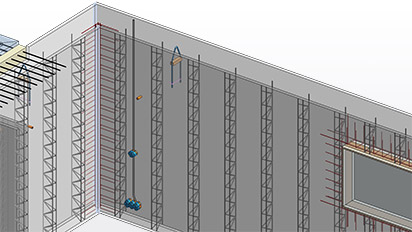 Pièces semi-préfabriquées