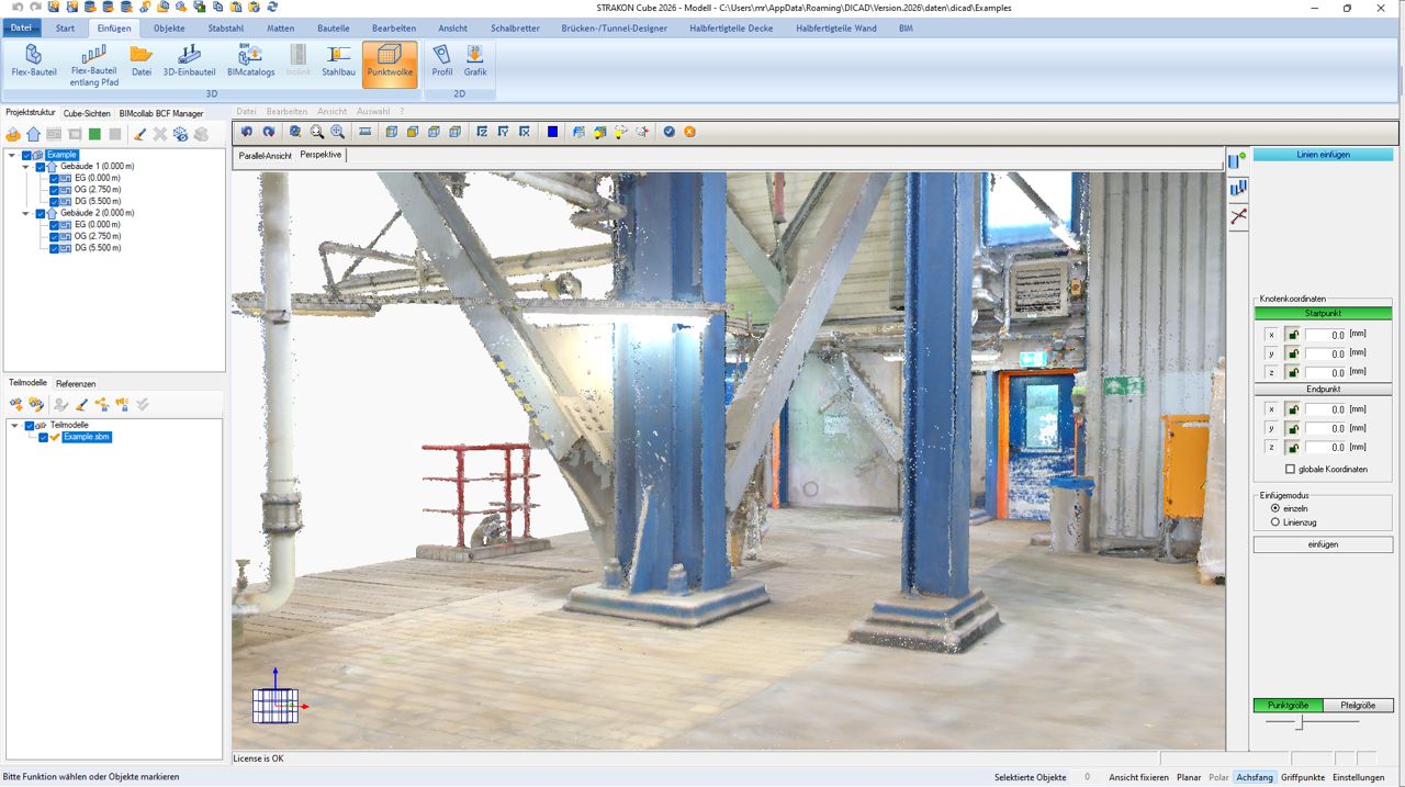 Nuages de points dans STRAKON – Une communication optimale avec le chantier