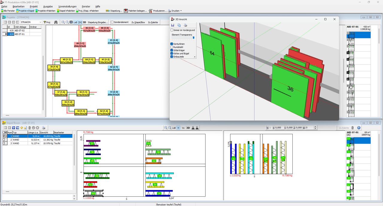 Avenir incertain pour de nombreux services CAD – « STRAKON-HFT » de DICAD joue un rôle dans les éléments semi-préfabriqués et la planification de production
