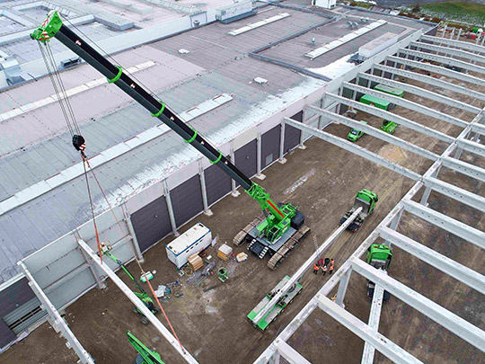 et pas seulement sur le site de construction. (Photo : Glass GmbH)