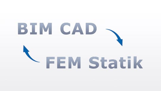 Echange BIM entre les programmes statiques CAD et FEM